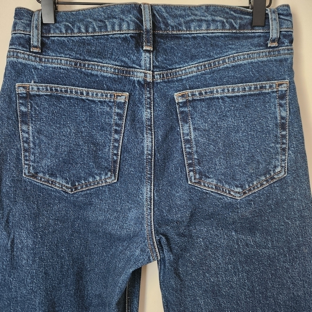 Reformation | Donna High Waist Raw Hem Bootcut Jeans in Amani - Size 28 - Picture 8 of 11